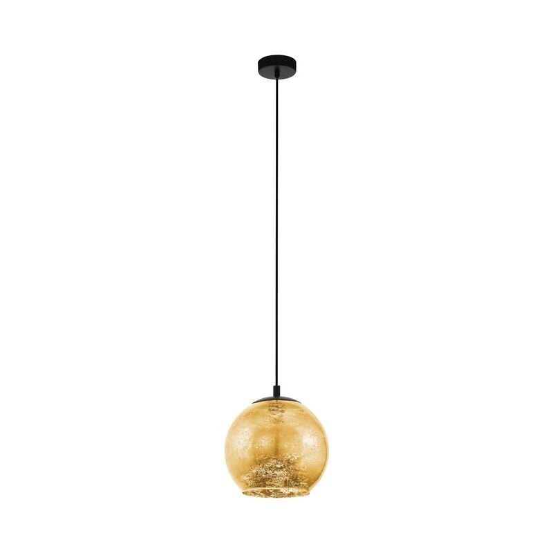 Design acél függőlámpa fekete, Gaston