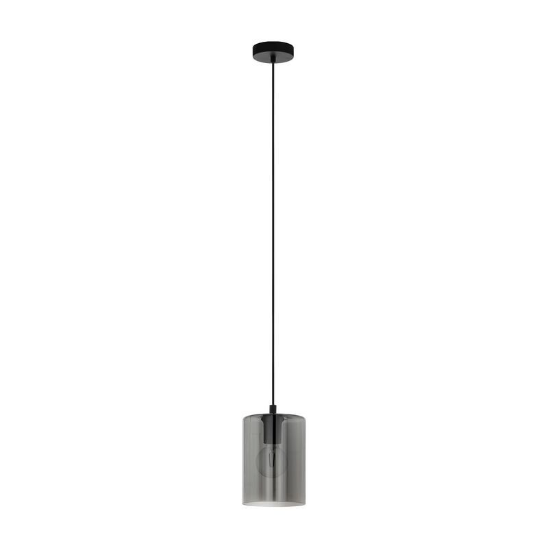 Design acél függőlámpa fekete, Lucian