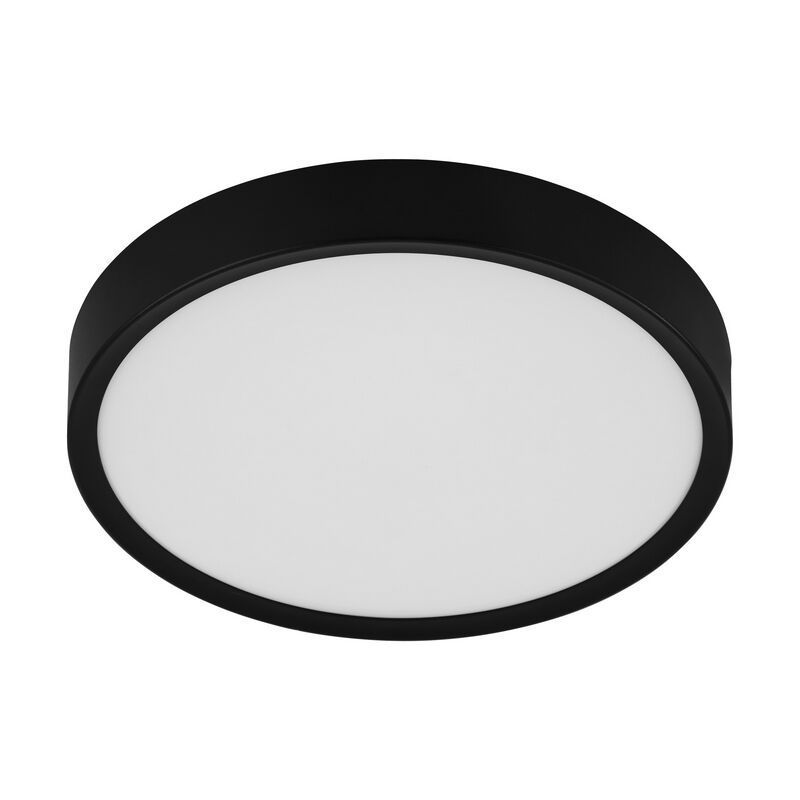 Retro műanyag plafon lámpa fekete, Jouk, 16 W, 3000 K LED