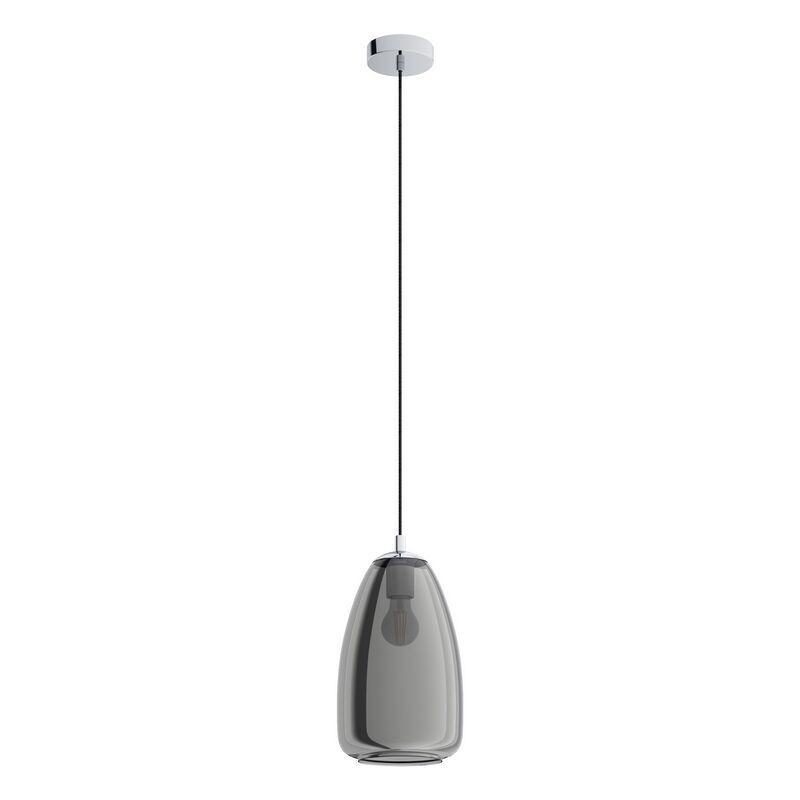 Design acél függőlámpa króm, Fredericus