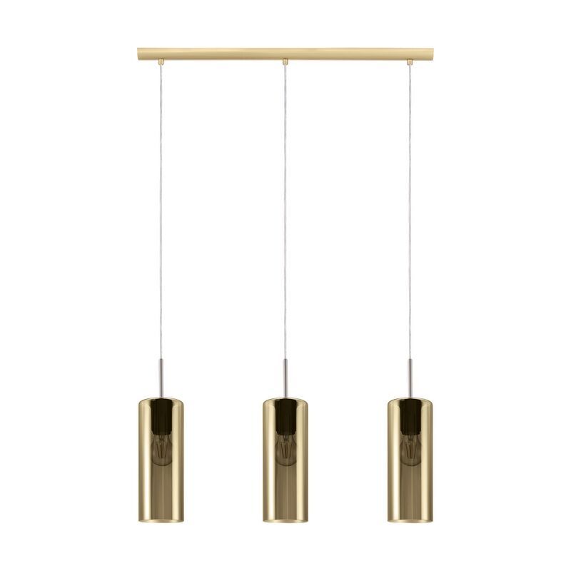 Design üveg függőlámpa arany, Tino