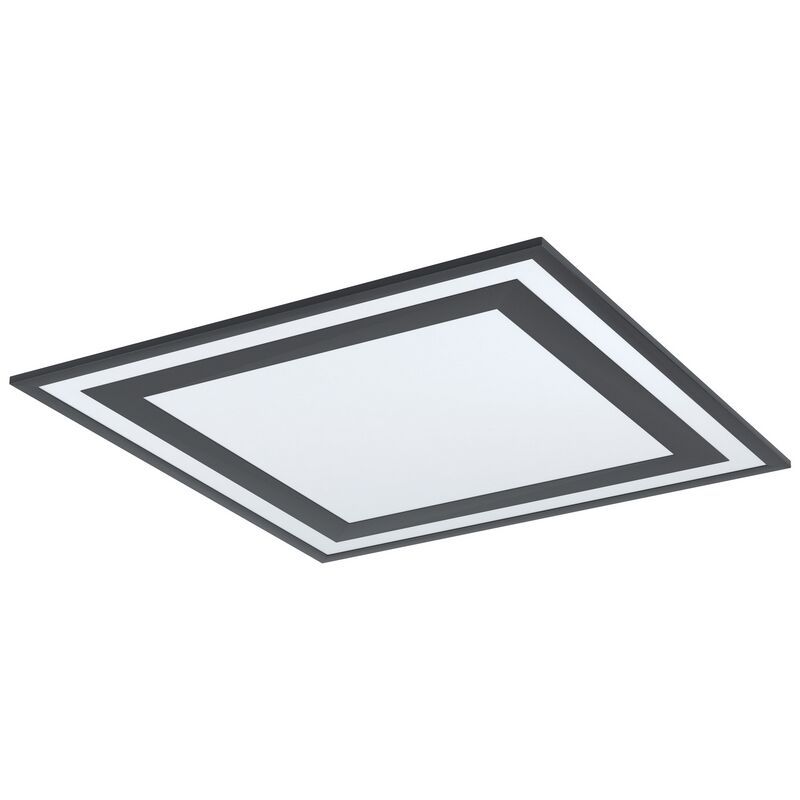 Retro alumínium plafon lámpa fekete, Tirzah, 36 W, 4000 K LED Retro alumínium plafon lámpa fekete, Tirzah, 36 W, 4000 K LED