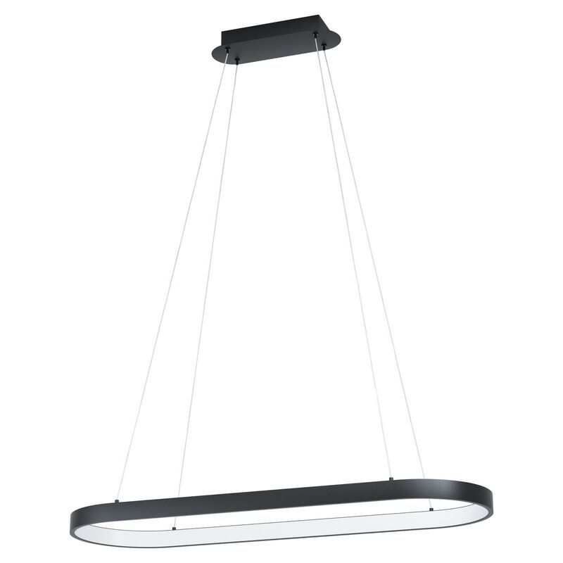Retro acél függőlámpa fekete, Maira, 30 W, 3000 K LED Retro acél függőlámpa fekete, Maira, 30 W, 3000 K LED