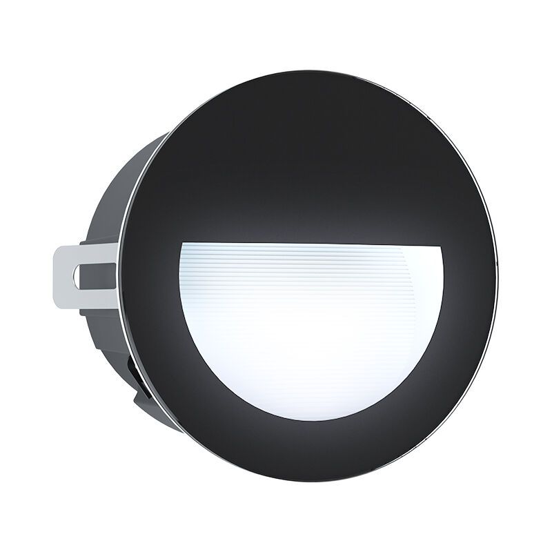 Retro alumínium beépíthető kültéri fali lámpa fekete, Luigino, 2,5 W, 4000 K LED, IP65 Retro alumínium beépíthető kültéri fali lámpa fekete, Luigino, 2,5 W, 4000 K LED, IP65