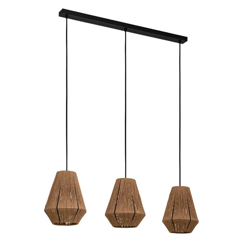 Rattan függőlámpa barna, Wilbert