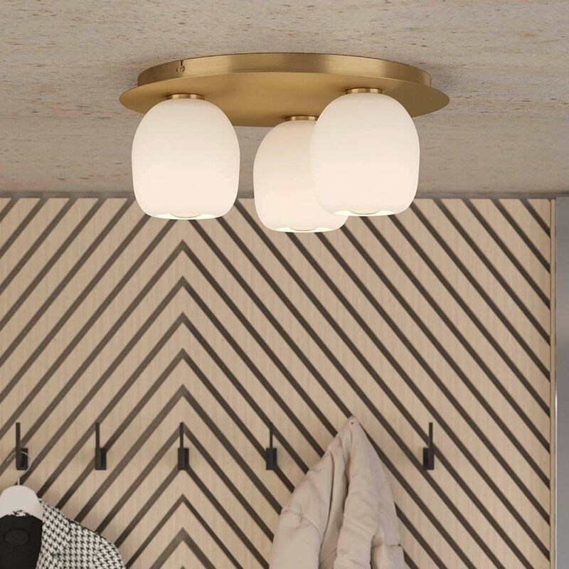 Design üveg mennyezeti lámpa fehér, Jeannine Design üveg mennyezeti lámpa fehér, Jeannine