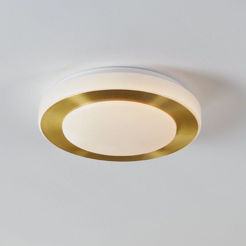 Műanyag fürdőszoba mennyezeti lámpa arany, Amina, 3,6 W, 3000 K LED, IP44