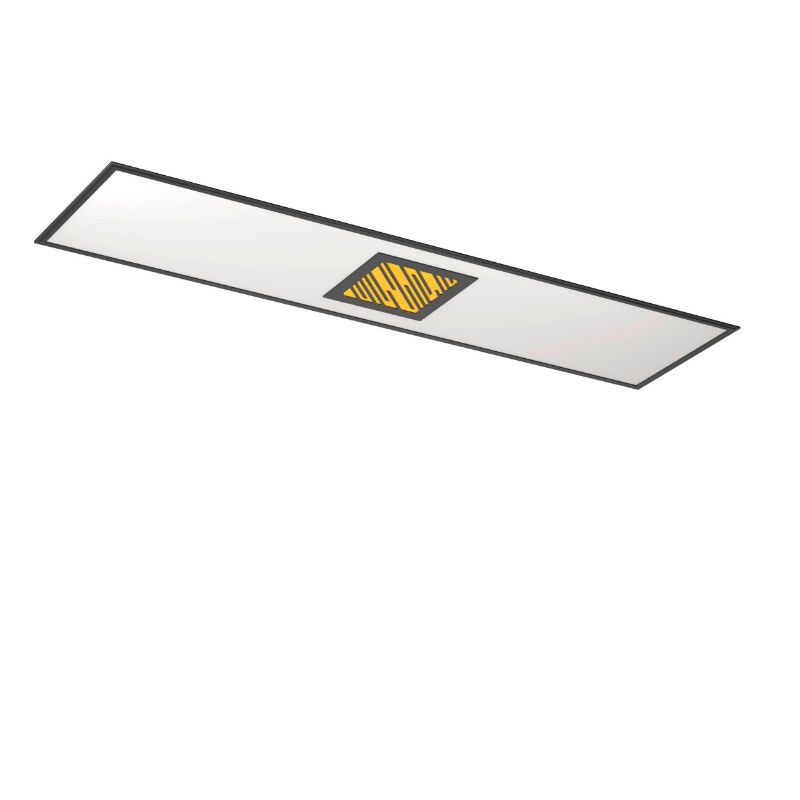 Retro alumínium mennyezeti lámpa fekete, Vinesh, 35 W, RGBW LED, 3 fokozatban szabályozható
