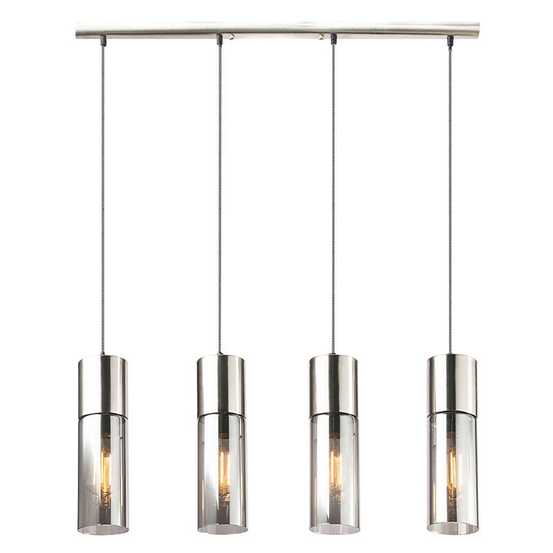 Design üveg függőlámpa nikkel, Xena