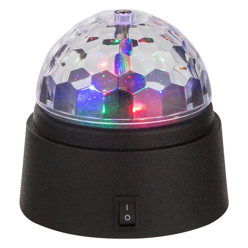Többszínű diszkó világítás műanyag, Laurin, 0,6W, RGB LED, kapcsolóval Többszínű diszkó világítás műanyag, Laurin, 0,6W, RGB LED, kapcsolóval