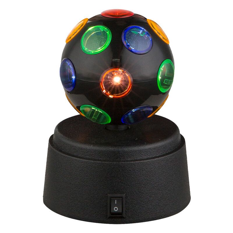 Többszínű diszkó világítás műanyag, Laurin, 0,6W, RGB LED, kapcsolóval