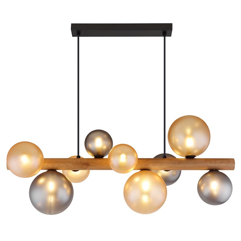 Design üveg függőlámpa tarka, Melinda