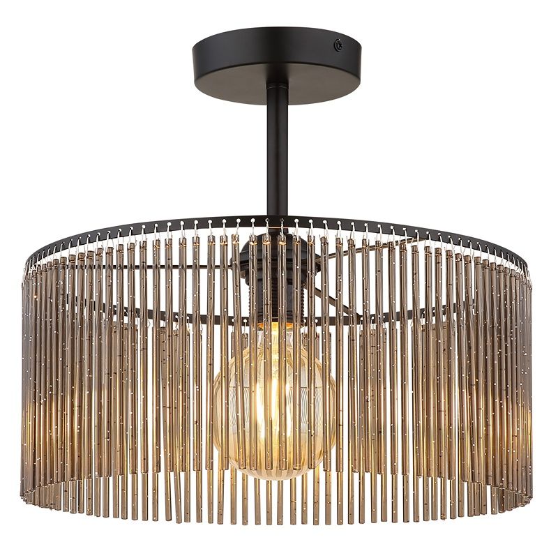 Design akril mennyezeti lámpa fekete, Lies