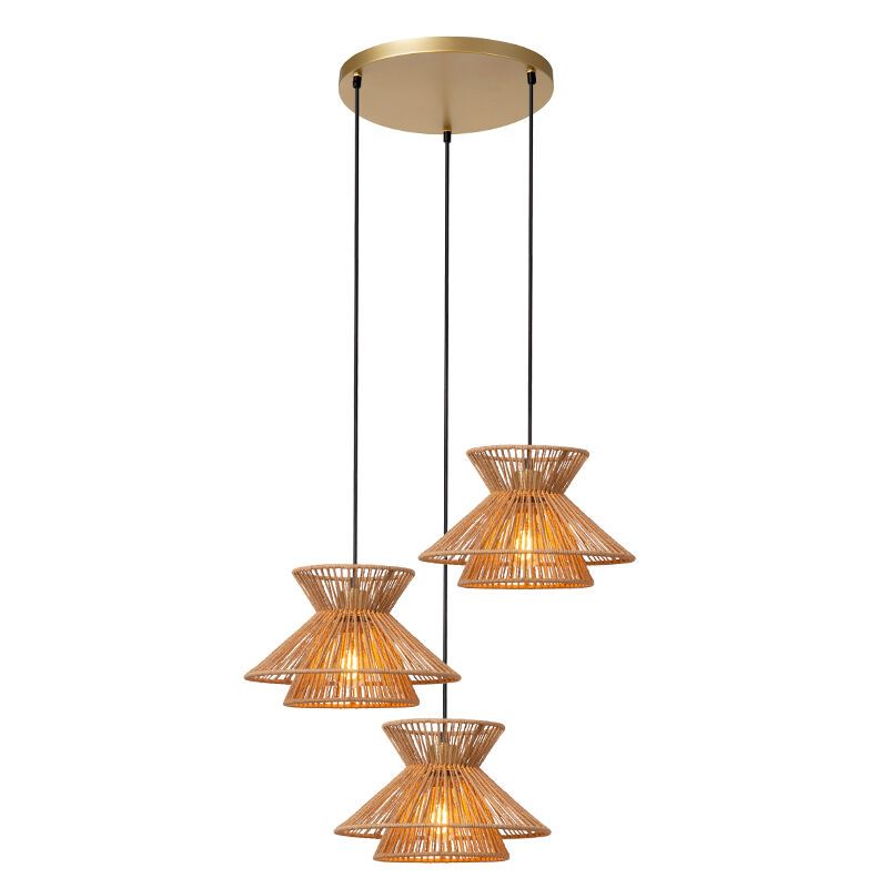 Rattan függőlámpa barna, Tasman