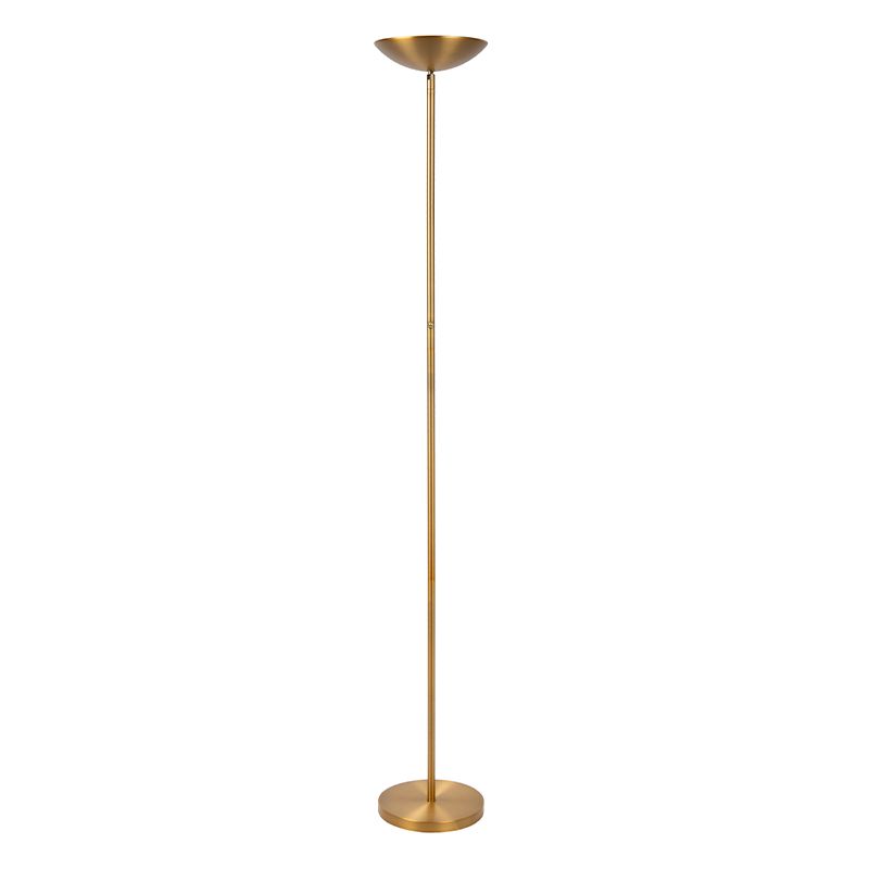 Sárgaréz fém álló olvasólámpa, Zenith, 20 W, 3000 K LED, kosketushimmentimellä