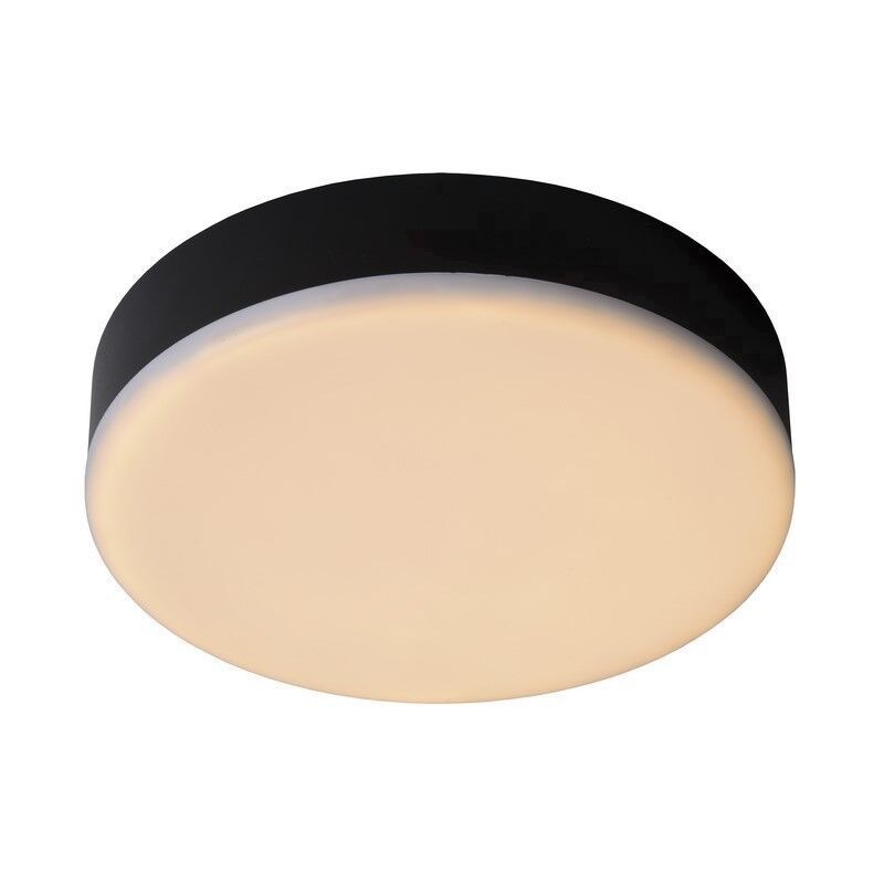 Fekete alumínium plafon lámpa, Ceres, 30 W, 3000 K LED, IP44