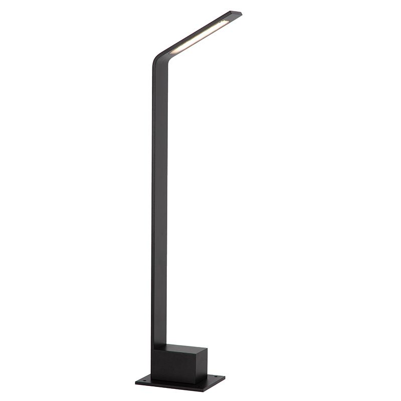 Fekete alumínium kültéri lámpa, Lawford, 6 W, 3000 K LED, IP54