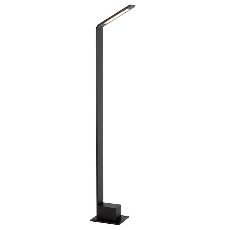 Fekete alumínium kültéri lámpa, Lawford, 6 W, 3000 K LED, IP54