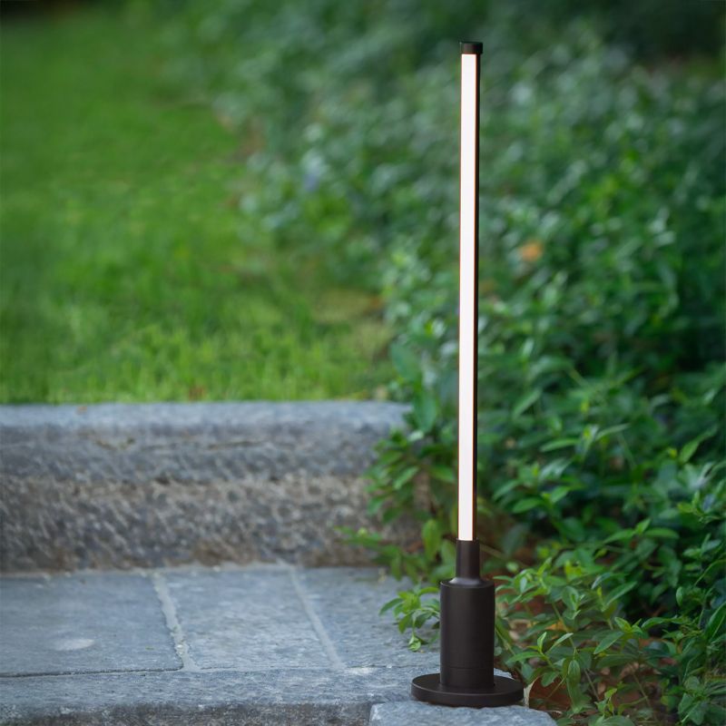 Fekete alumínium földbe szúrható lámpa, Lornex, 6 W, 3000 K LED, IP54