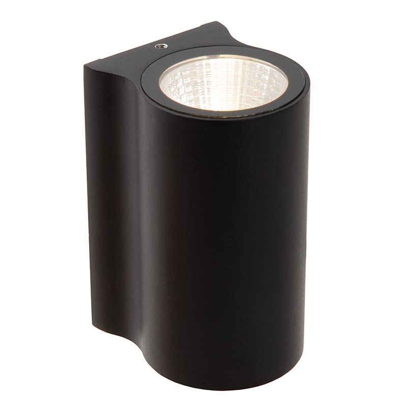Fekete alumínium kültéri lámpa, Akra, 6 W, 3000 K LED, IP54