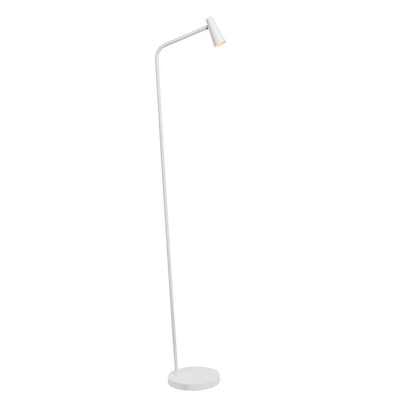 Fehér alumínium újratölthető állólámpa, Stirling, 3 W, 2700 K LED, kosketushimmentimellä Fehér alumínium újratölthető állólámpa, Stirling, 3 W, 2700 K LED, kosketushimmentimellä