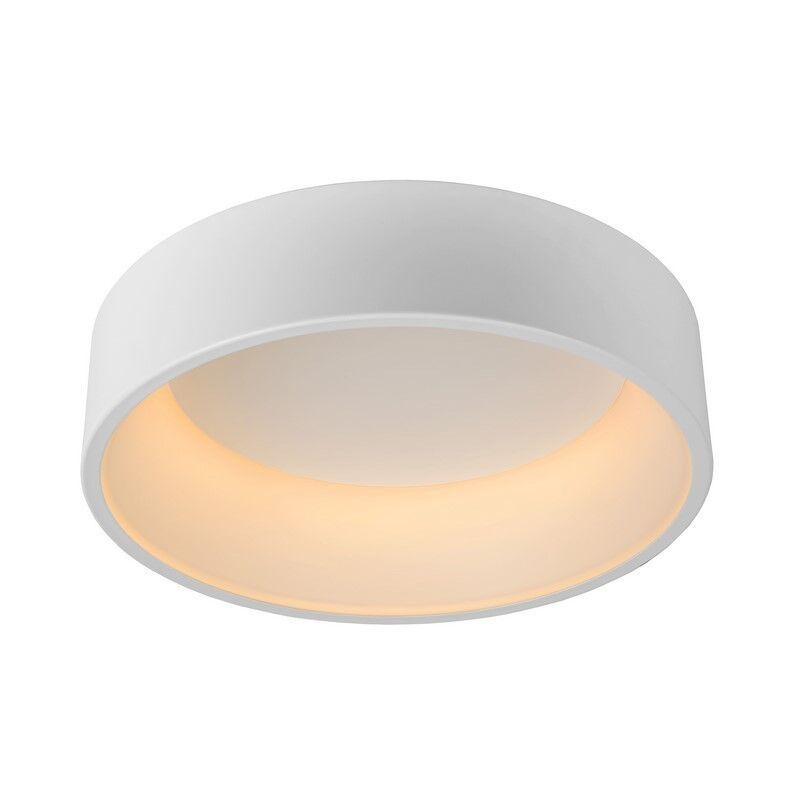 Fehér alumínium plafon lámpa, Talowe, 30 W, 3000 K LED