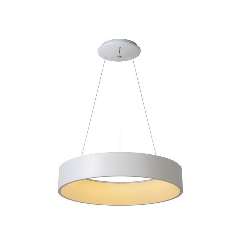 Fehér alumínium függőlámpa, Talowe, 39 W, 3000 K LED
