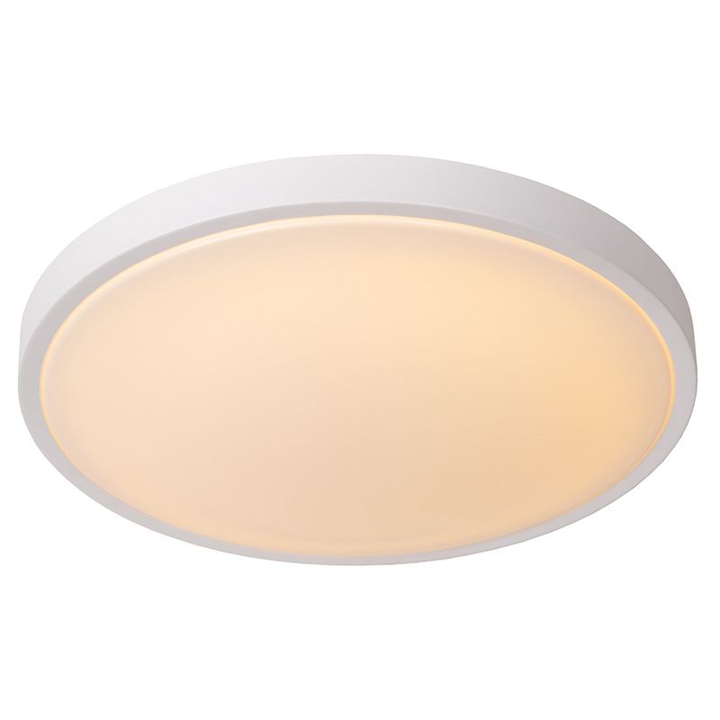 Fehér akril fürdőszoba mennyezeti lámpa, Dasher, 24 W, 2700 K LED, IP44