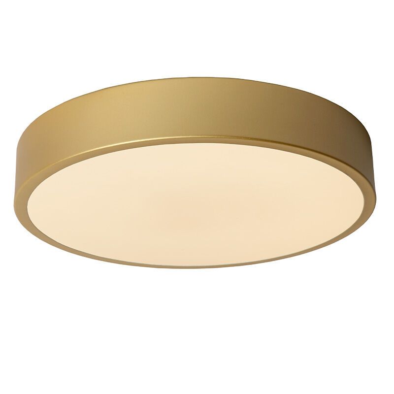 Arany akril plafon lámpa, Unar, 18 W, 2700 K LED, 3 fokozatban szabályozható
