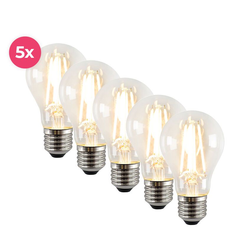5 darabos, szabályozható Yona E27 A60 LED lámpa, 2700k, 4W 5 darabos, szabályozható Yona E27 A60 LED lámpa, 2700k, 4W