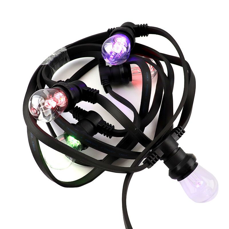 10 méteres fényfüzér 10 RGB izzóval (vezérlővel) 10 méteres fényfüzér 10 RGB izzóval (vezérlővel)
