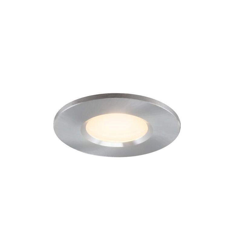 Ezüst alumínium mini beépíthető spotlámpa, Philomena, 3,4 W, 3000 K LED, IP44