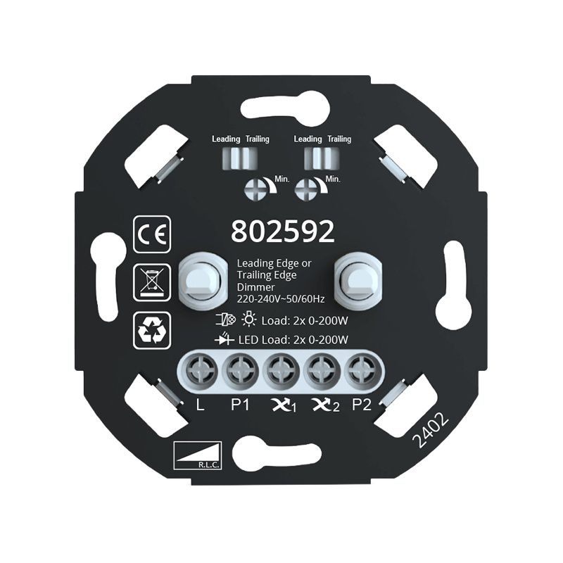 Dupla LED fényerőszabályzó 0-200W