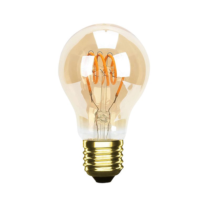 Szabályozható E27 LED lámpa borostyánszínű, 4W, 2000K