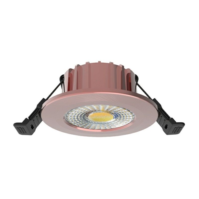 Rézből készült alumínium lámpa, Hobie, 6W, fehér kapcsolós LED, IP65