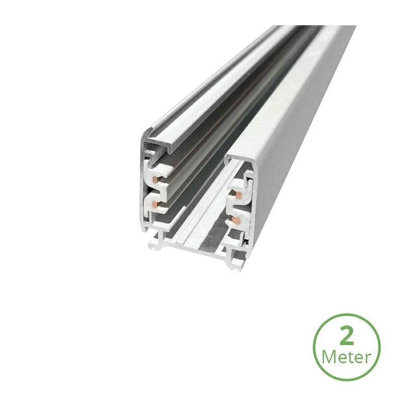 3 fázisú sín, 2 méter, fehér, Pro 3 fázisú sín, 2 méter, fehér, Pro