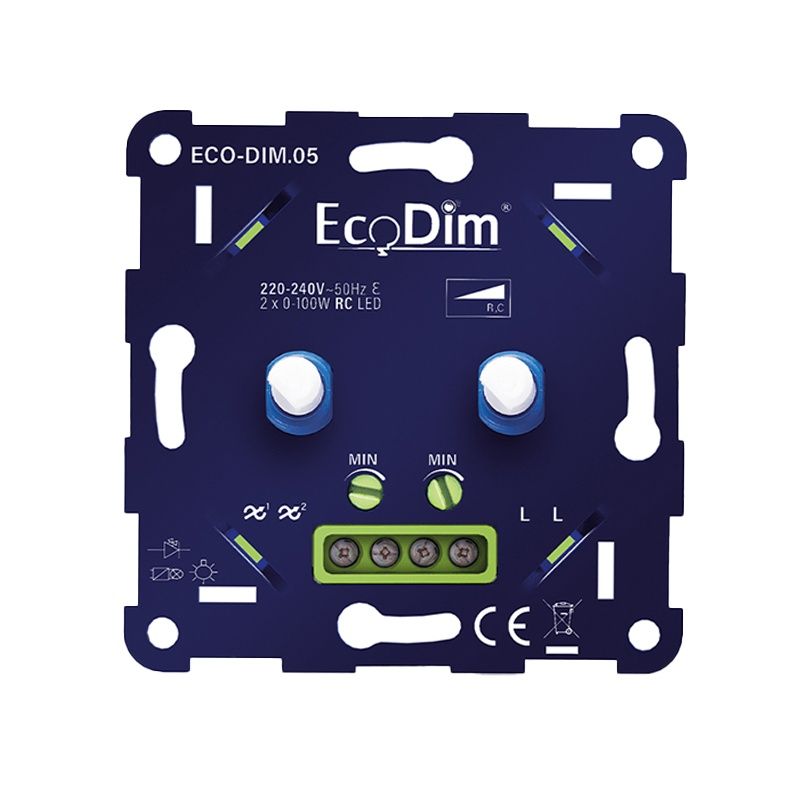 Zigbee dupla LED fényerőszabályzó 0-100W