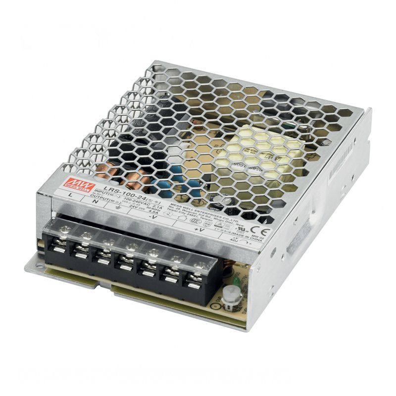 24 V-os MeanWell LED meghajtó, 100 W, IP20