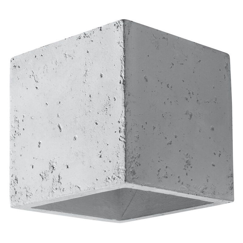 Beton fel le fali lámpa szürke, Andro