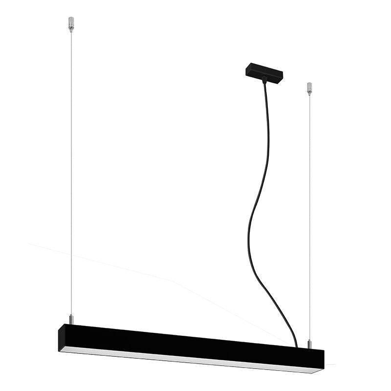 Alumínium függőlámpa fekete, Mascha, 22 W, 3000 K LED