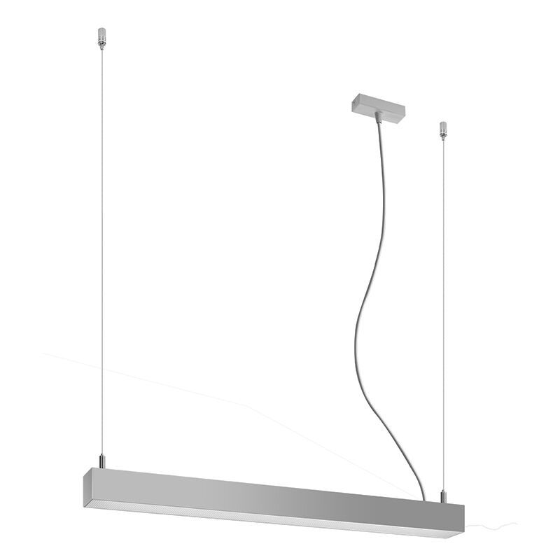 Alumínium függőlámpa szürke, Mascha, 22 W, 3000 K LED