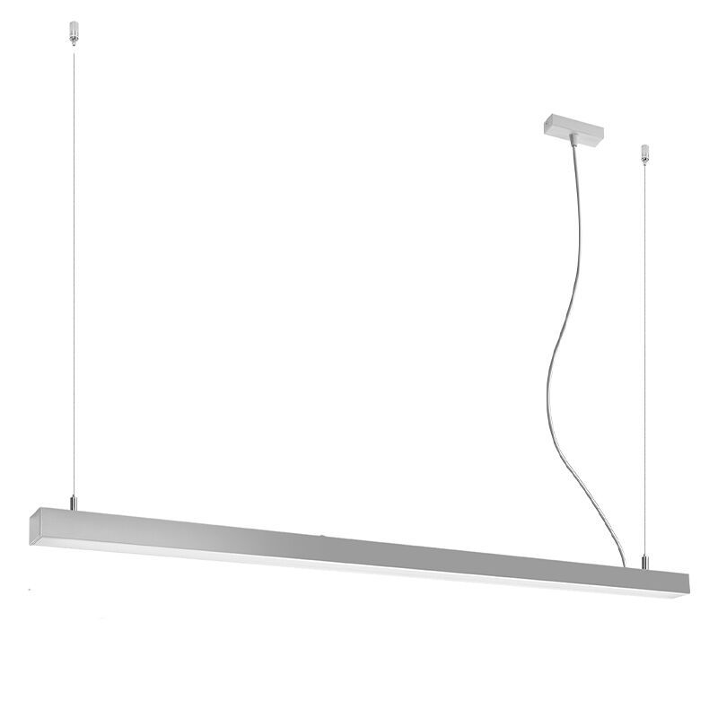 Alumínium függőlámpa szürke, Mascha, 48 W, 3000 K LED