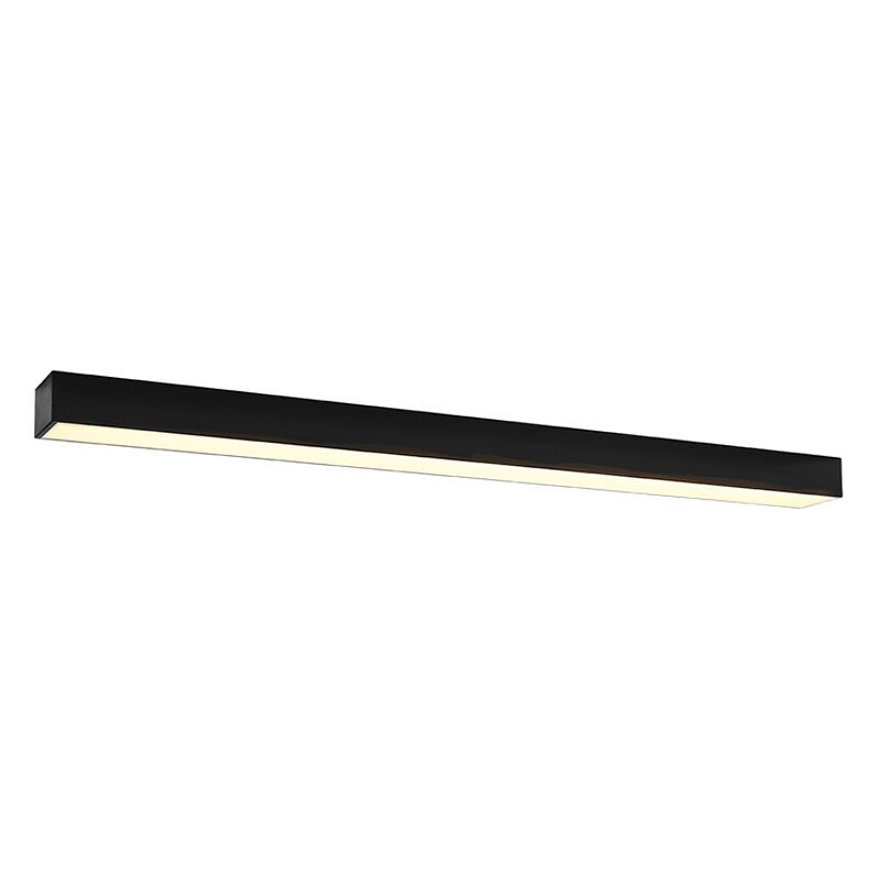 Alumínium fali lámpa fekete, Mascha, 48 W, 3000 K LED