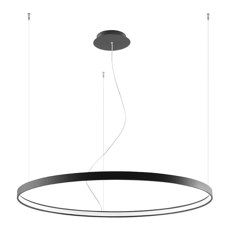 Alumínium függőlámpa fekete, Ringo, 70 W, 3000 K LED Alumínium függőlámpa fekete, Ringo, 70 W, 3000 K LED