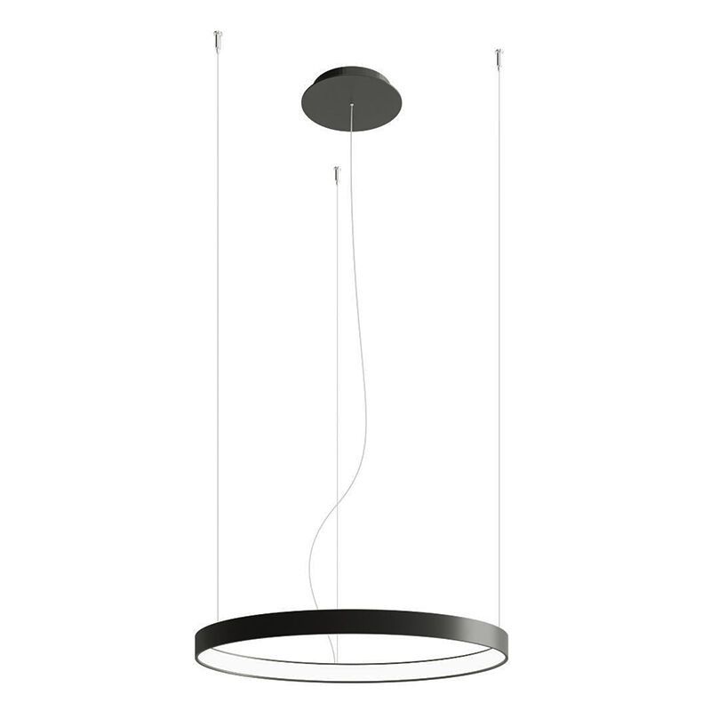 Alumínium függőlámpa fekete, Ringo, 30 W, 3000 K LED