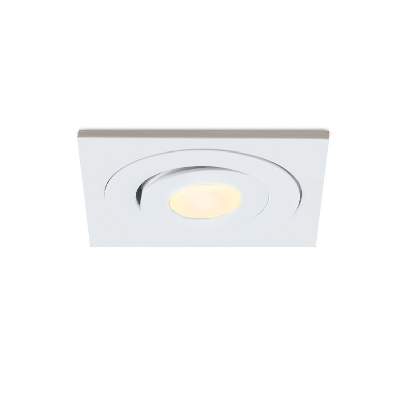 Alumínium terasz beépíthető spotlámpa fehér, Rona, 3 W, 2700 K LED, IP44