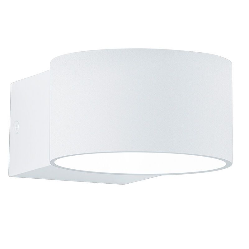 Fehér fém fel le fali lámpa, Tyra, 4,3 W, 3000 K LED