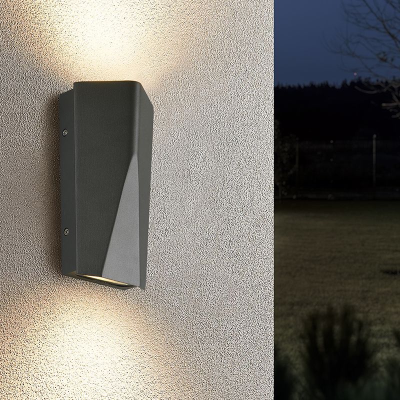 Antracit alumínium kültéri lámpa, Sahl, 4,5 W, 3000 K LED, IP65