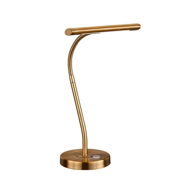 Bronz fém asztali lámpa, Eliza, 4 W, 3000 K LED, kapcsolóval Bronz fém asztali lámpa, Eliza, 4 W, 3000 K LED, kapcsolóval