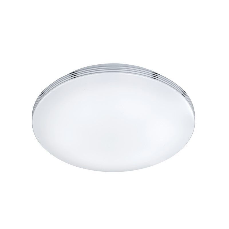 Króm műanyag fürdőszoba mennyezeti lámpa, Brunella, 18 W, 3000 K LED, IP44